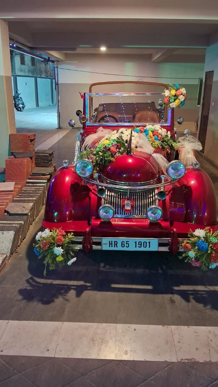 Vintage Rolls Royce Red